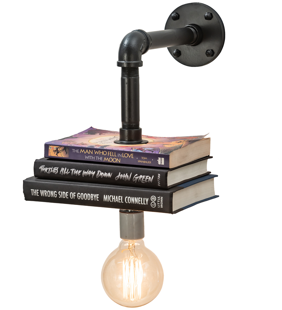 9.5" Wide PipeDream Honorary Author Wall Sconce