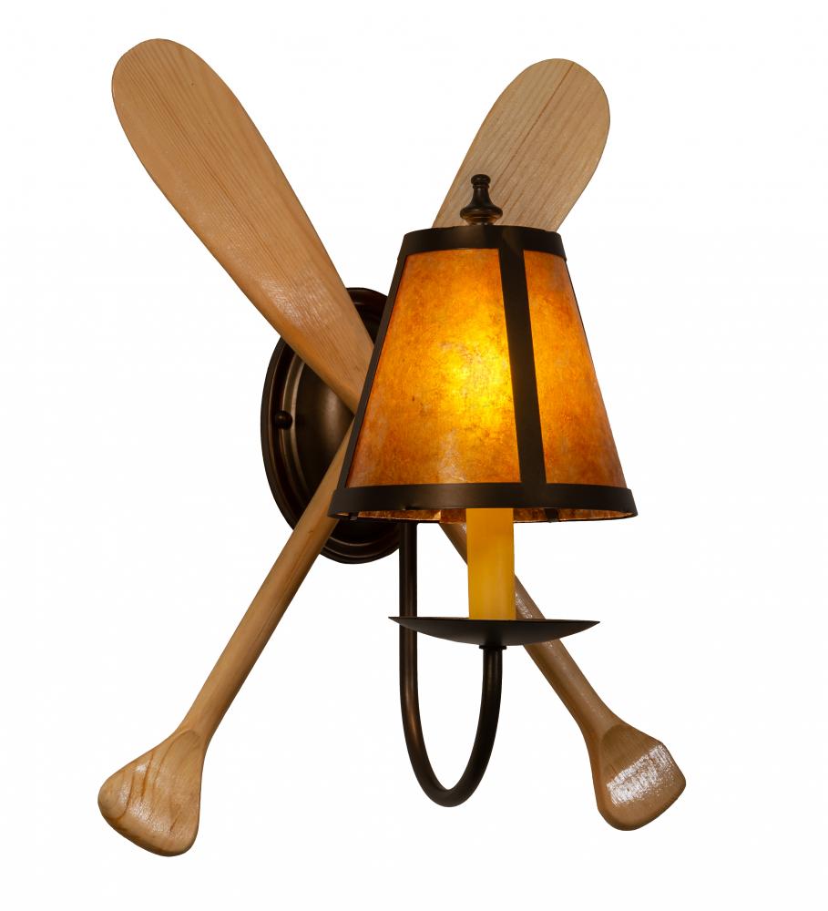 12" Wide Paddle Wall Sconce