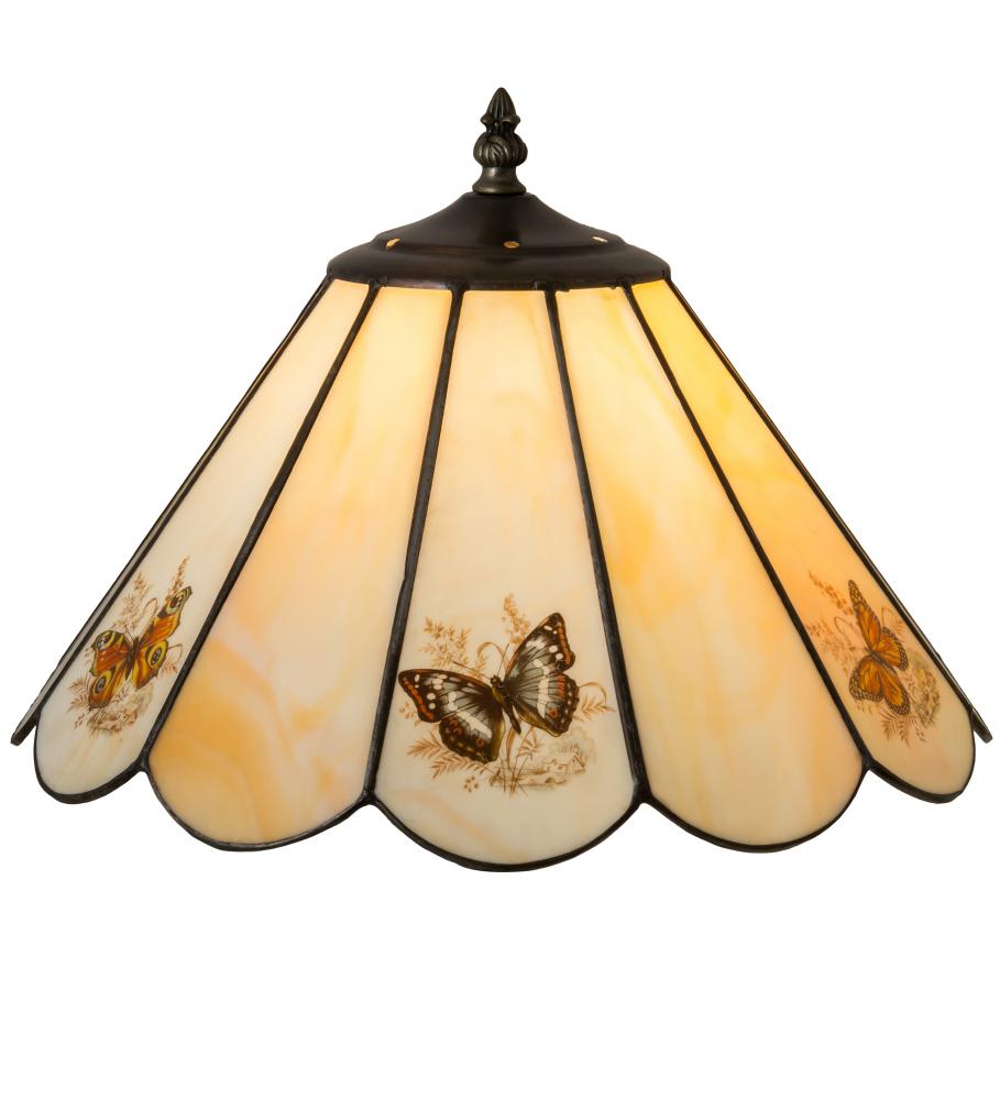 13" Wide Butterfly Shade