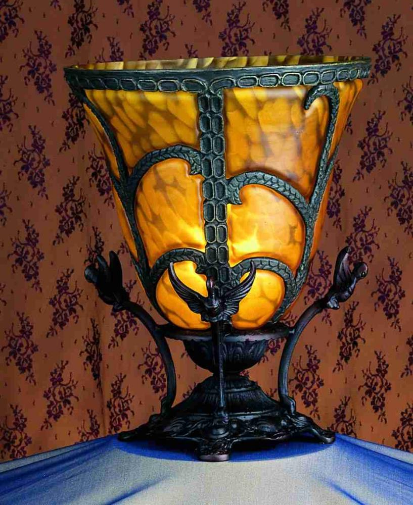 13" High Castle Bell Accent Lamp