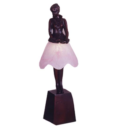 17.5"H Silhouette Breezy Lady Accent Lamp
