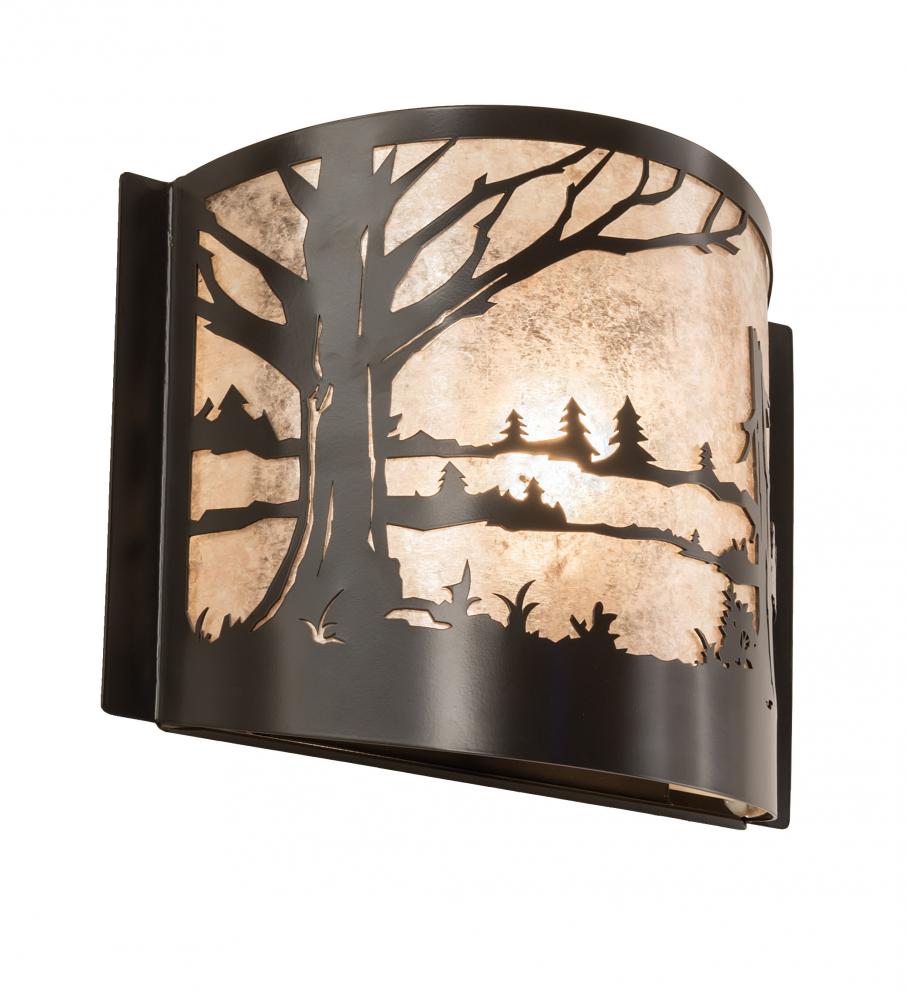 12" Wide Quiet Pond Wall Sconce