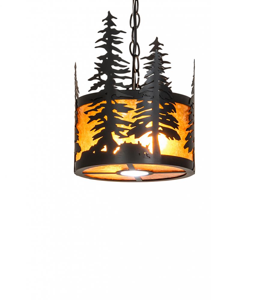 10" Wide Tall Pines Pendant