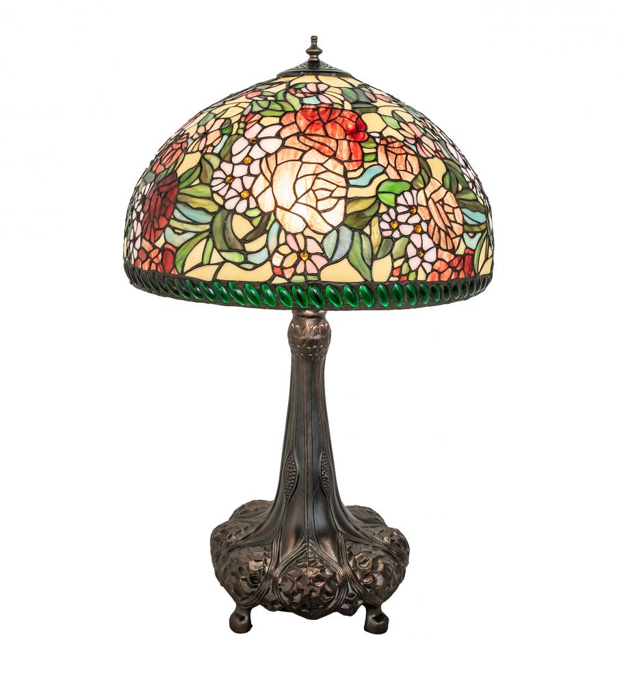 31" High Romance Rose Table Lamp