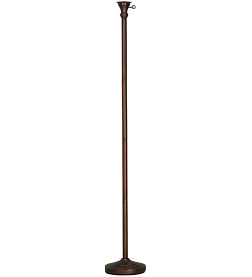 65" High Mica Torchiere Floor Base