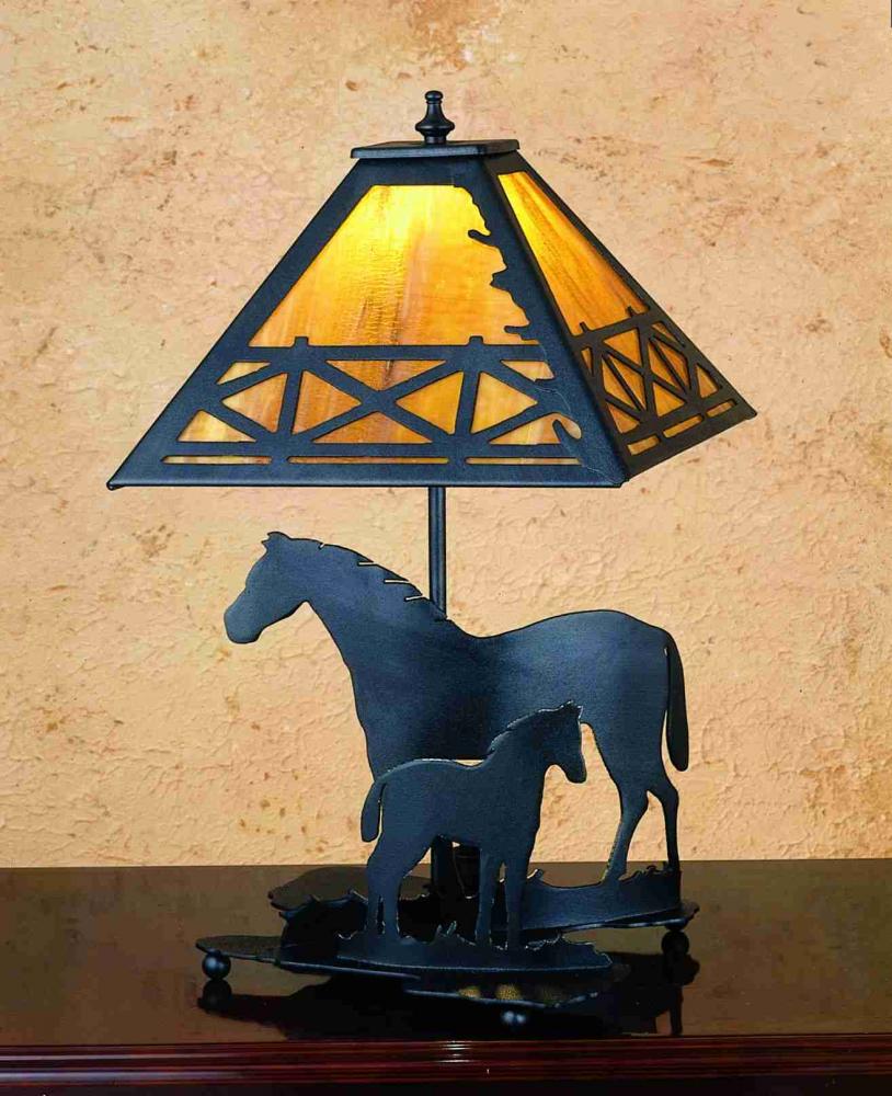 22" High Mare & Foal Table Lamp