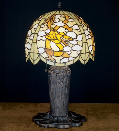 25"H Chinese Dragon Table Lamp