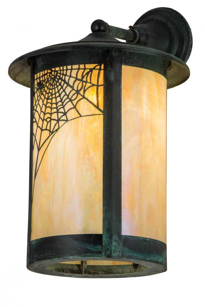 12"W Fulton Spider Web Solid Mount Wall Sconce