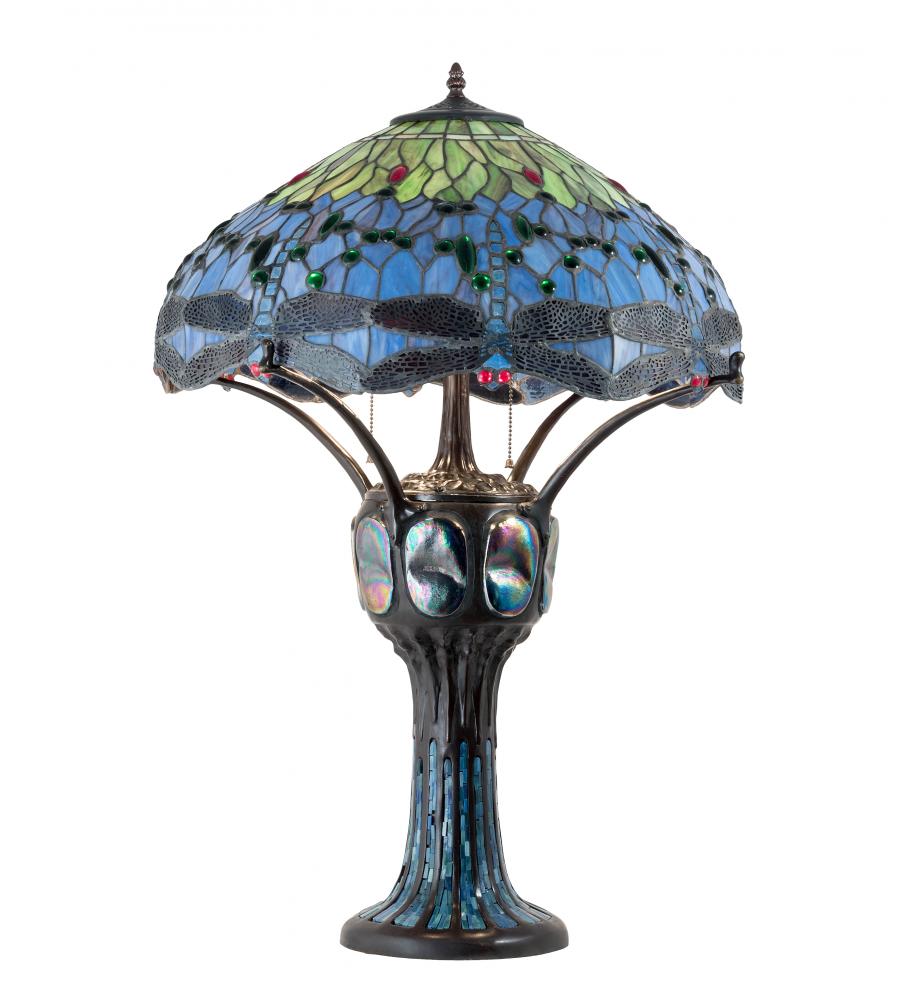 33" High Hanginghead Dragonfly Table Lamp