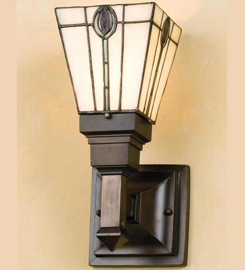 5"W Spear Mission Wall Sconce