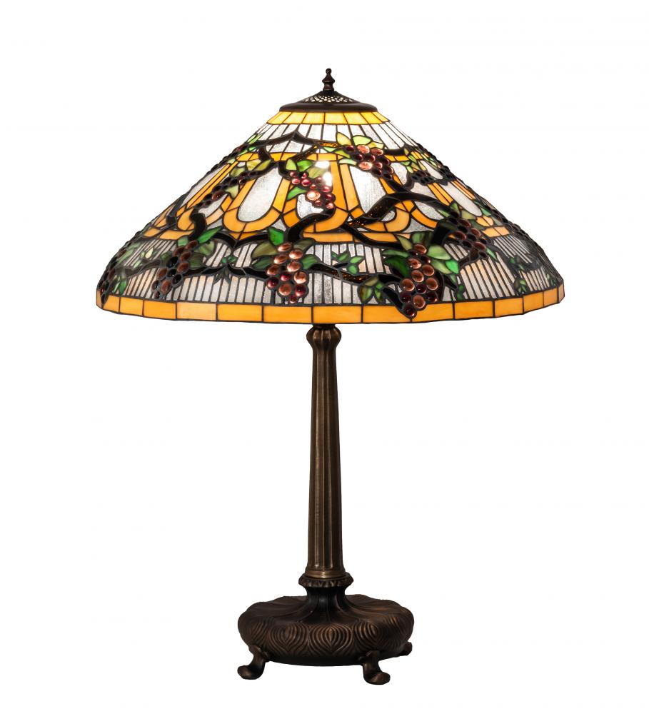 31" High Jeweled Grape Table Lamp
