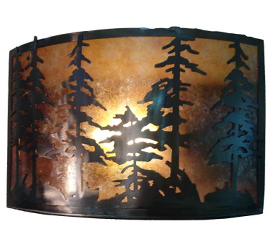 18"W Tall Pines Wall Sconce
