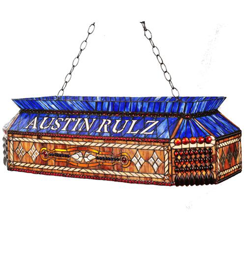 40"L Personalized Austin Rulz Oblong Pendant