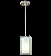 Meyda White 111397 - 5"Sq Metro Fluted Quadrato Mini Pendant