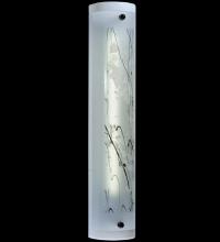 Meyda White 116071 - 5"W Twigs Fused Glass Wall Sconce