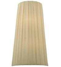 Meyda White 119129 - 9" Wide Channell Tapered & Pleated Wall Sconce
