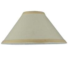 Meyda White 119595 - 8"W X 4"H Natural Linen Tapered Shade