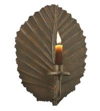Meyda White 121102 - 8" Wide Nicotiana Leaf Wall Mount Candle Holder