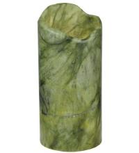 Meyda White 121496 - 3.5"W Cylindre Green Jadestone Shade