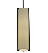 Meyda White 125591 - 6.5"W Cilindro Mini Pendant