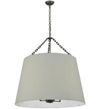Meyda White 127437 - 36"Wide Cilindro Tapered Pendant