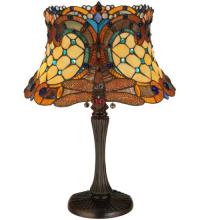 Meyda White 130762 - 22.5"H Hanginghead Dragonfly Table Lamp