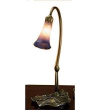 Meyda White 13394 - 16" High Pink/Blue Pond Lily Accent Lamp
