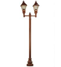 Meyda White 136361 - 46" Long Carefree 2 Lantern Outdoor Street Lamp