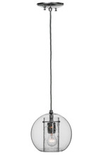 Meyda White 143639 - 8"W Cilindro Bola Mini Pendant