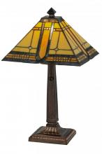 Meyda White 147482 - 21"H Sierra Prairie Mission Table Lamp