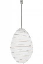 Meyda White 153156 - 15" Wide Papier Lantern Pendant