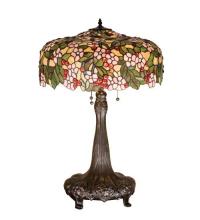 Meyda White 15404 - 31"H Tiffany Cherry Blossom Table Lamp