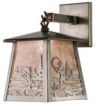 Meyda White 15684 - 7" Wide Fly Fisherman Hanging Wall Sconce