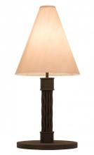 Meyda White 157568 - 17"W Cone Mosset Table Lamp