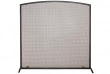 Meyda White 159676 - 47.5"W X 45.5"H Prime Arched Fireplace Screen