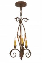 Meyda White 169643 - 12"W Alexandria 3 LT Chandelier