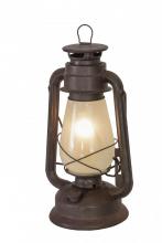 Meyda White 170032 - 12"H Miners Lantern Table Lamp