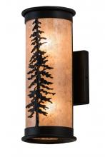 Meyda White 173131 - 5" Wide Tall Pines Wall Sconce