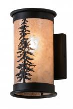 Meyda White 173132 - 5" Wide Tall Pines Wall Sconce