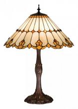 Meyda White 17582 - 28.5"H Nouveau Cone Table Lamp