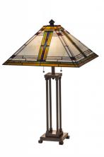 Meyda White 177348 - 32"H Nevada Table Lamp