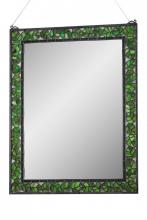 Meyda White 178016 - 28"W X 36"H Oak Leaf Mirror