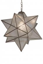 Meyda White 180200 - 24" Wide Moravian Star Pendant