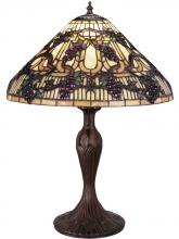 Meyda White 181599 - 23" High Jeweled Grape Table Lamp