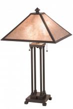 Meyda White 190083 - 28" High Sutter Table Lamp