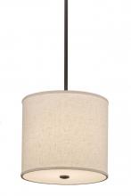 Meyda White 190645 - 12" Wide Cilindro Textrene Pendant