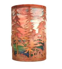 Meyda White 19735 - 12" Wide Tall Pines Wall Sconce