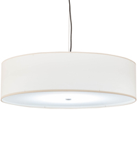 Meyda White 202611 - 30" Wide Cilindro Textrene Pendant