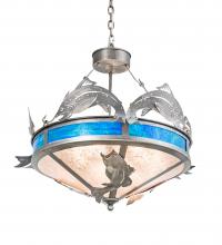 Meyda White 212869 - 27" Wide Catch of the Day Inverted Pendant