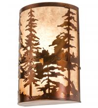 Meyda White 224711 - 12" Wide Tall Pines Wall Sconce